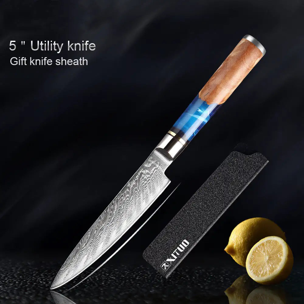 Juego de cuchillos de cocina Cuchillo de chef Cuchillo para picar carne