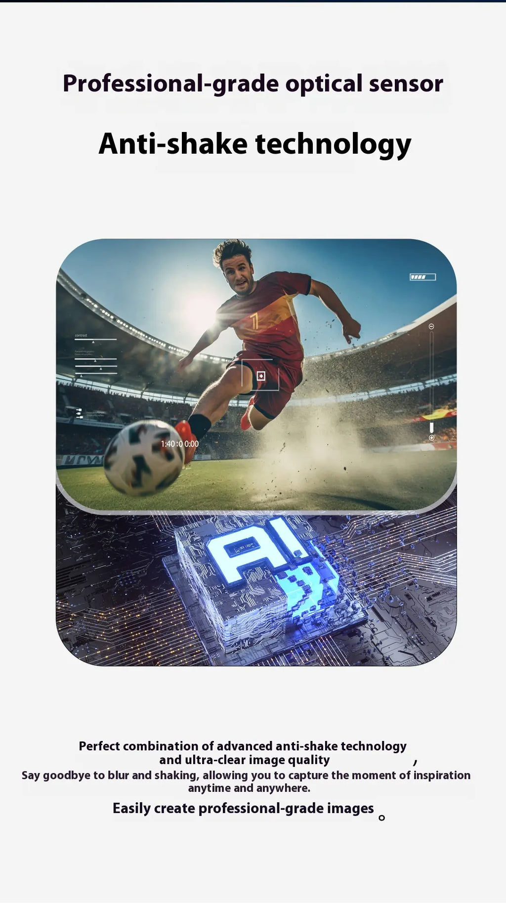 Gafas inteligentes con cámara IA