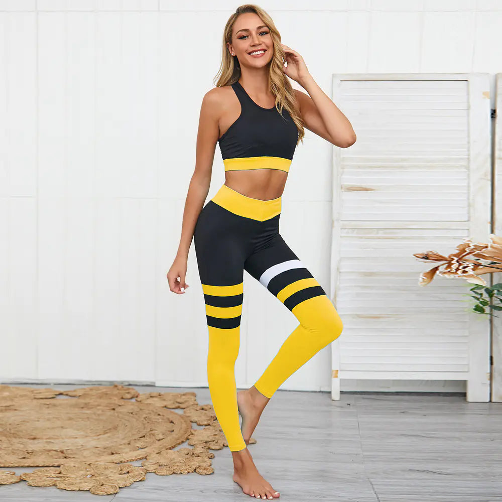 Conjunto de Yoga Ajustado para Entrenamiento